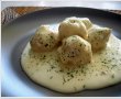 Perisoare de pui in sos bechamel-3