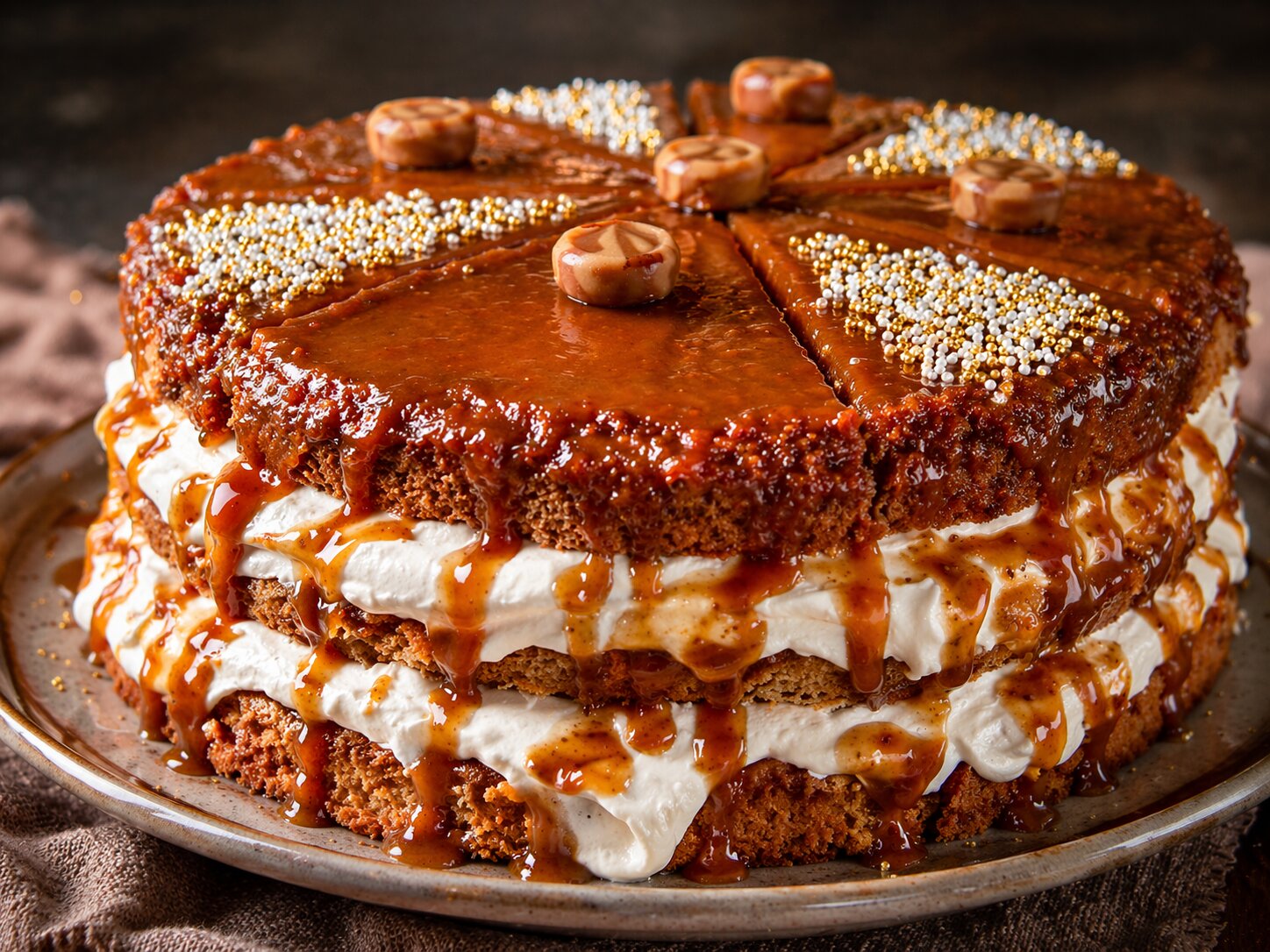 Tort caramel