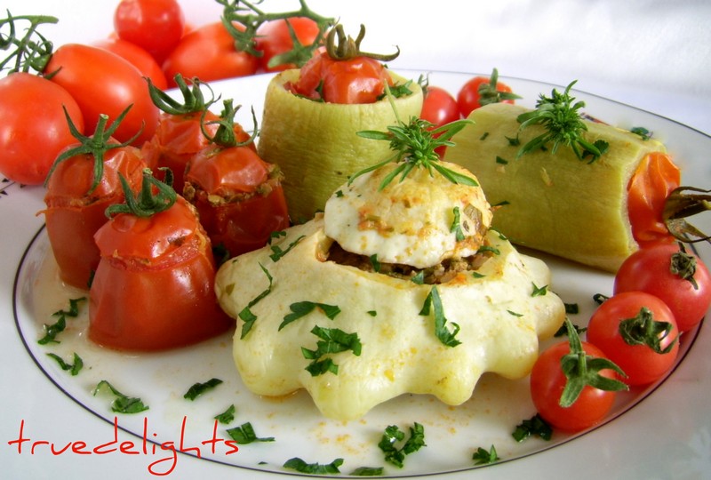 Legume umplute cu carne