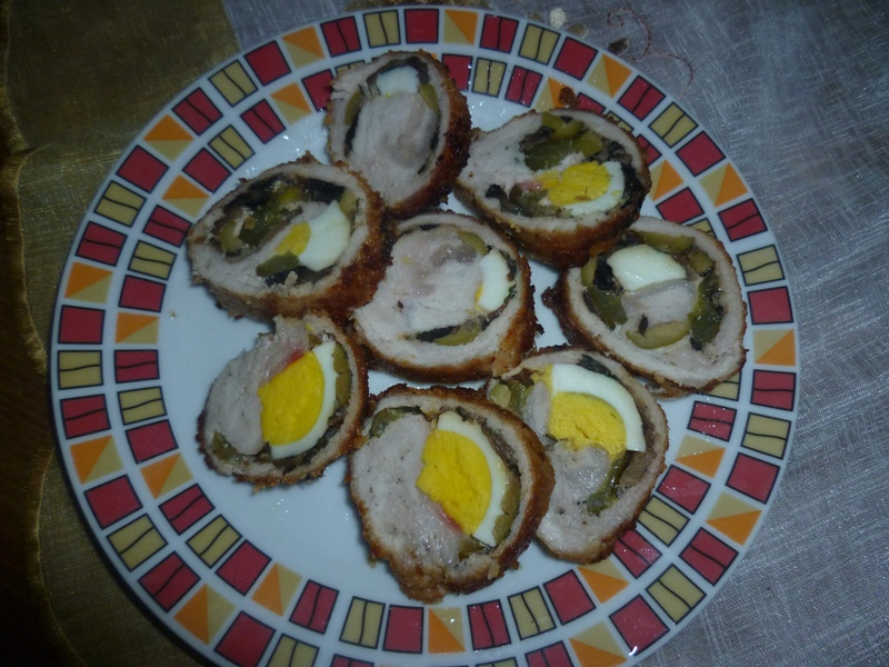 Cotlet de porc rulat