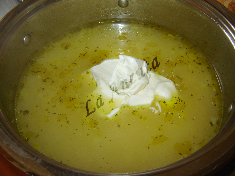 Supa crema de cartofi cu mascarpone