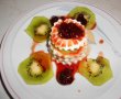 Miez de lapte cu kiwi si dulceata de visine-1