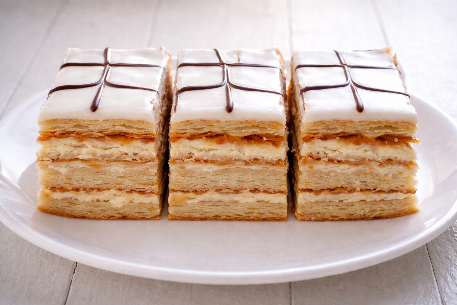 Foi cu crema de vanilie