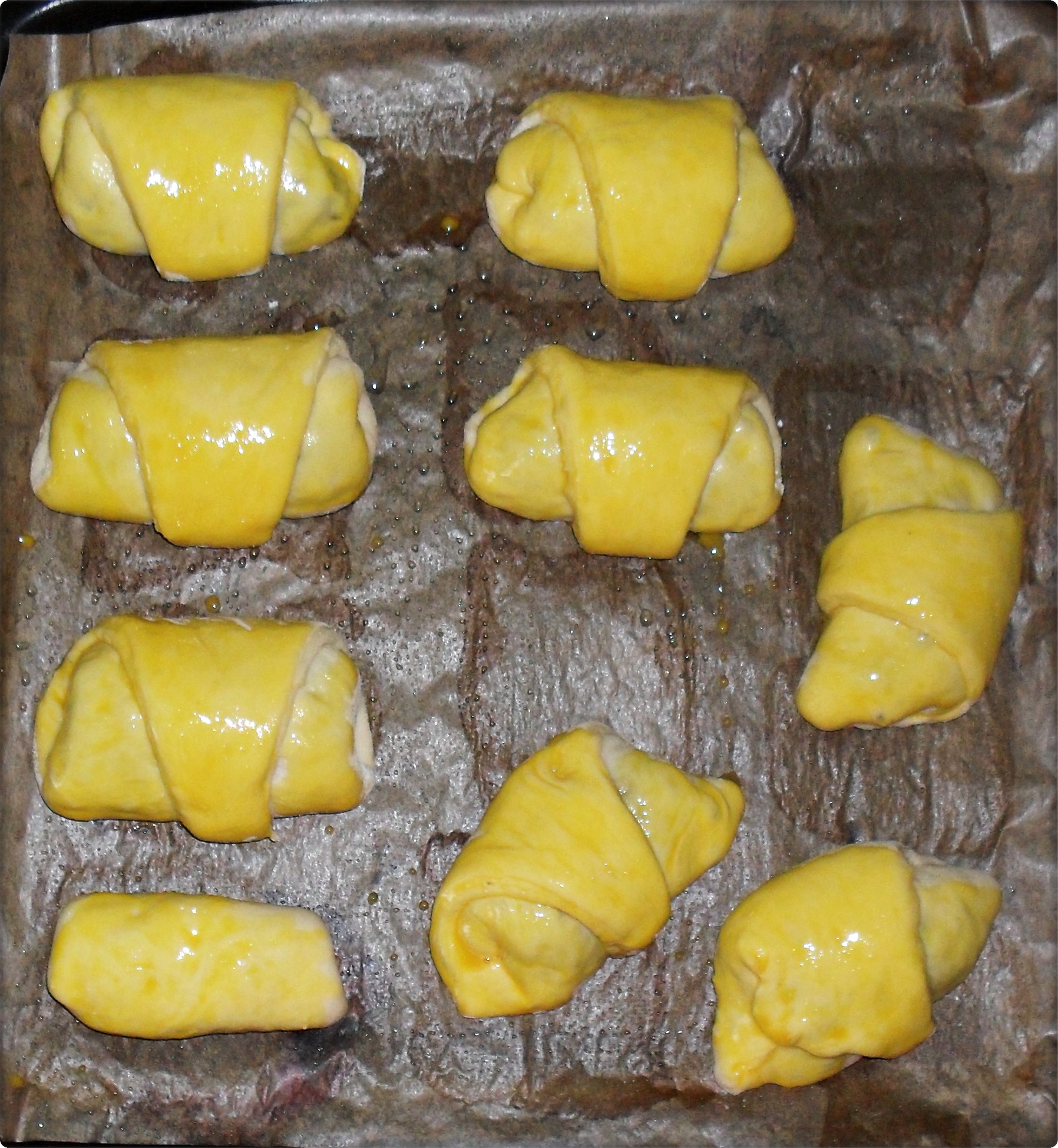 Cornuri cu ciocolata
