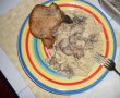 Fetuccini cu ciuperci si cotlet de porc-5