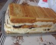 Tort cu piscoturi, crema de vanilie si gem de prune acrisor-8