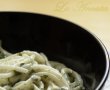 Spaghete cu sos de spanac-3