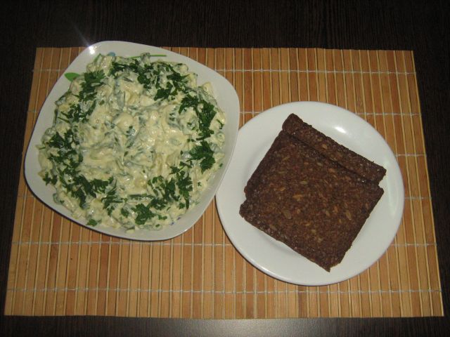 Salata de fasole verde si galbena (cu maioneza)