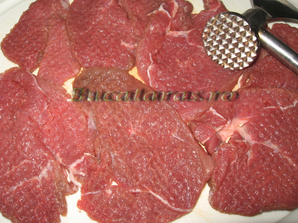 Escalop de vitel cu ciuperci