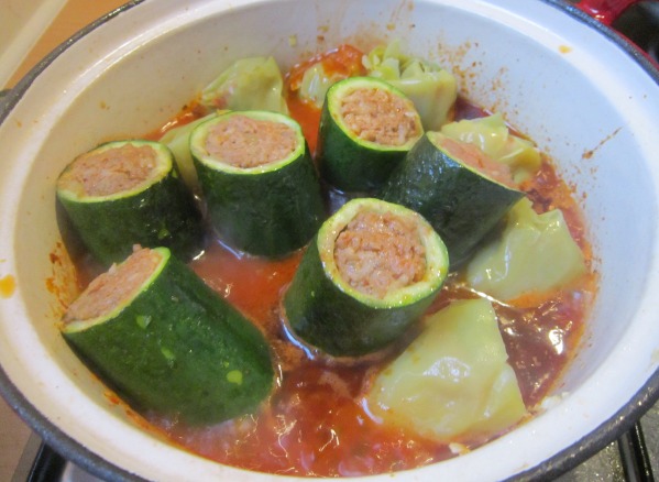 Dovlecei si ardei umpluti