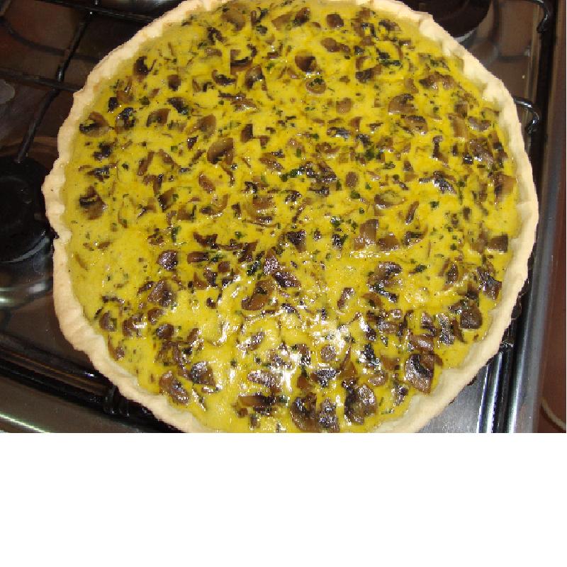 Quiche cu ciuperci
