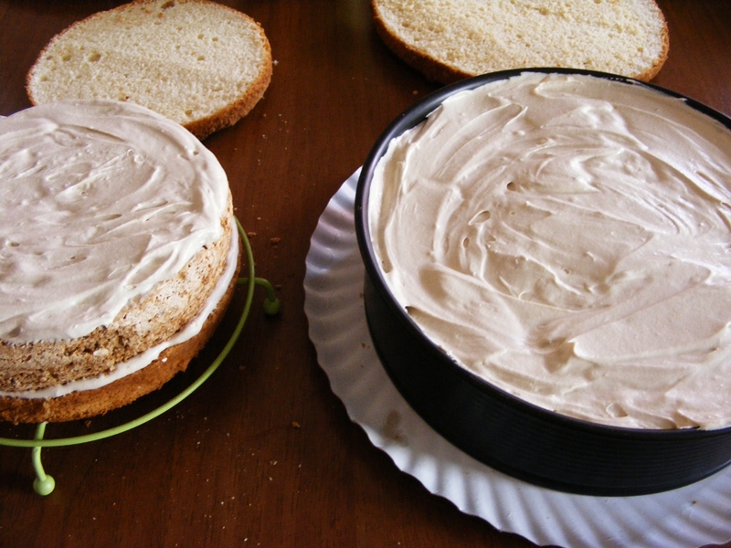 Tort cappuccino etajat