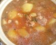Tocanita de cartof cu carnita de porc si marar-3