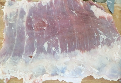 Rulada de porc cu carnat, si cartofi cu rozmarin