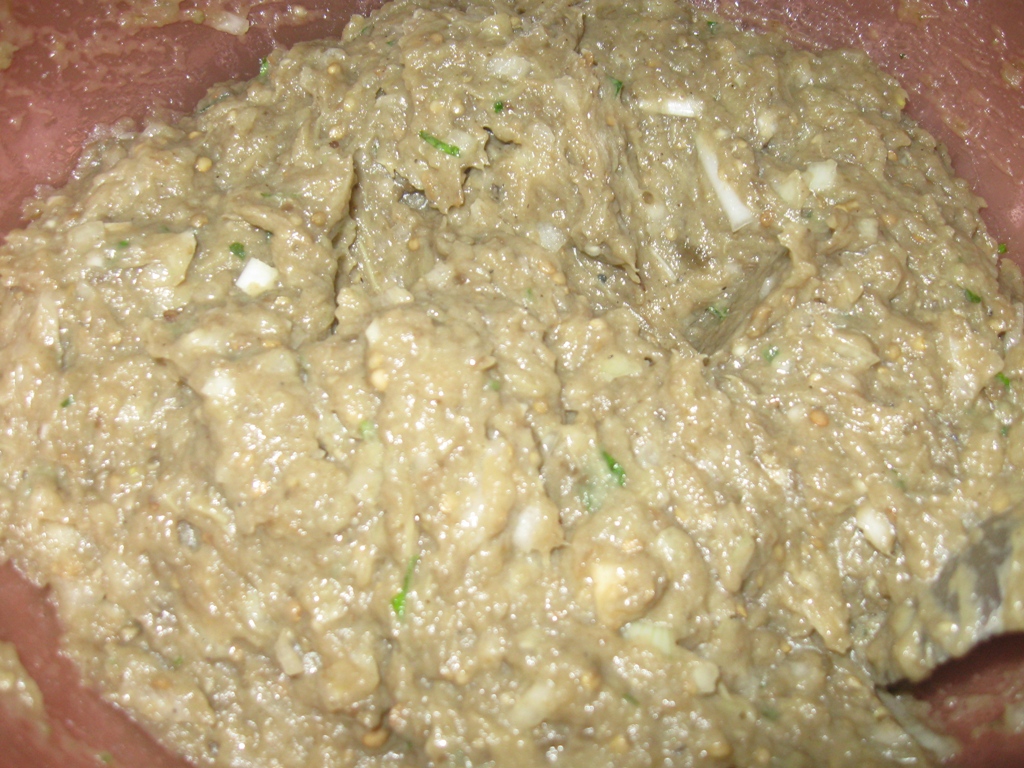Bruschette cu salata de vinete