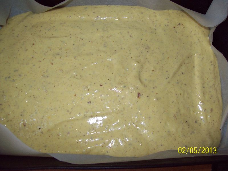 Pajitura cu blat de nuca si crema de nuca de cocos