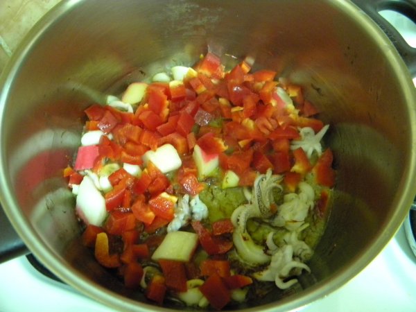 Orez cu fructe de mare