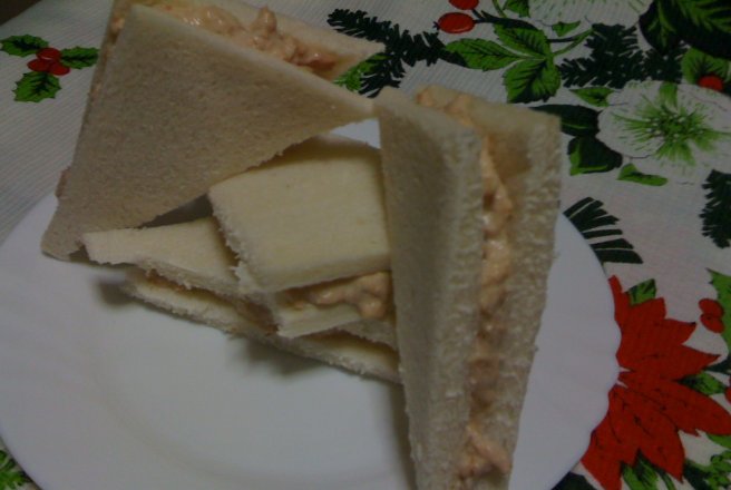 Sandwich cu ton si maioneza