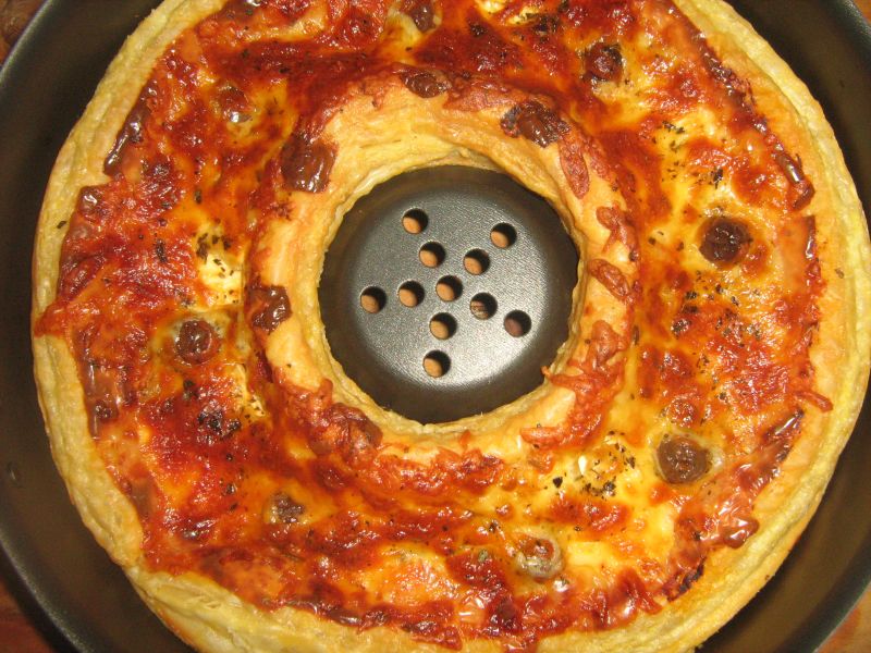 Coronita  cu branzeturi la cuptor