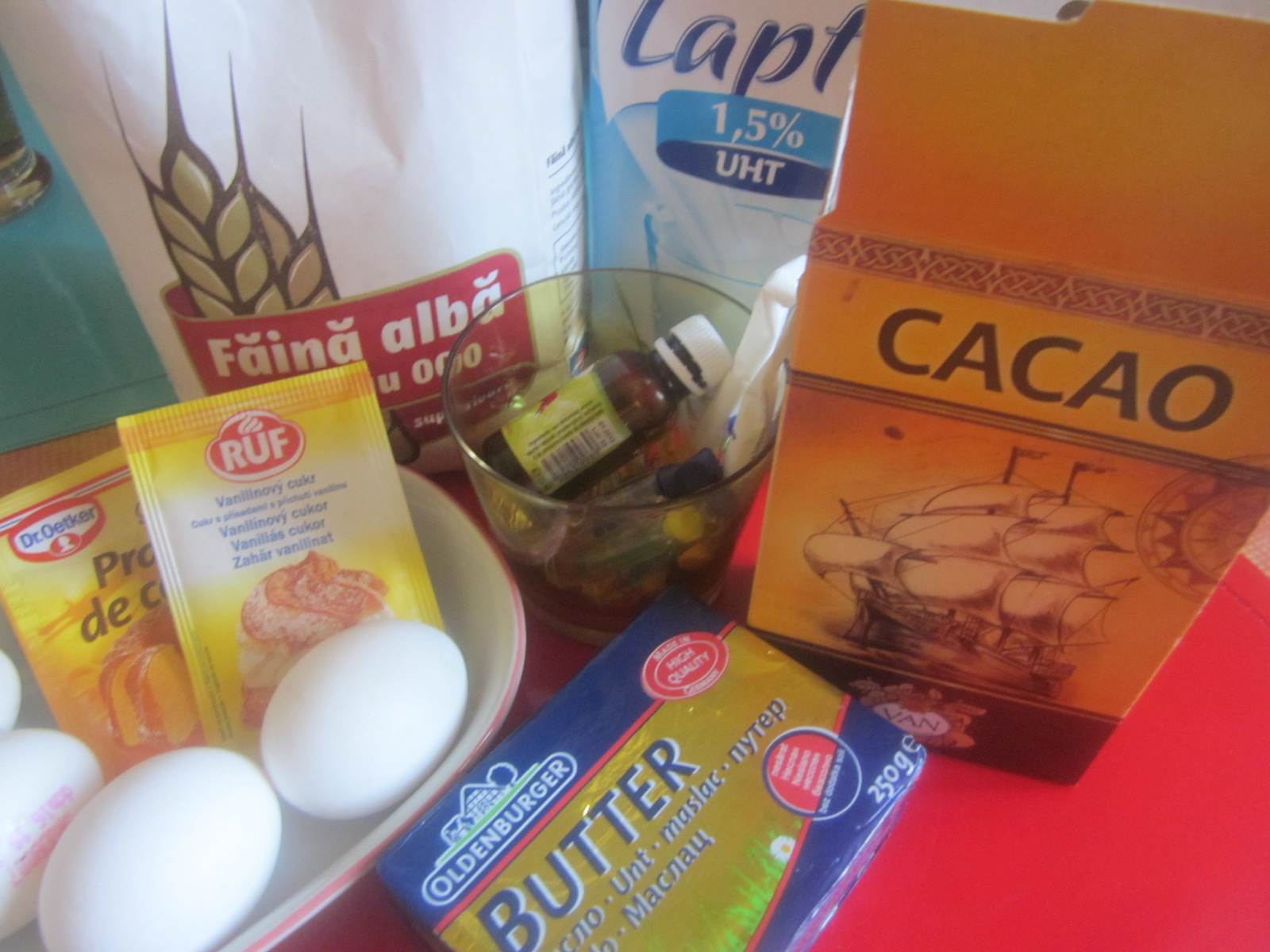 Chec cu cacao și stafide