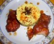 Pui cu chutney de mango si orez-2