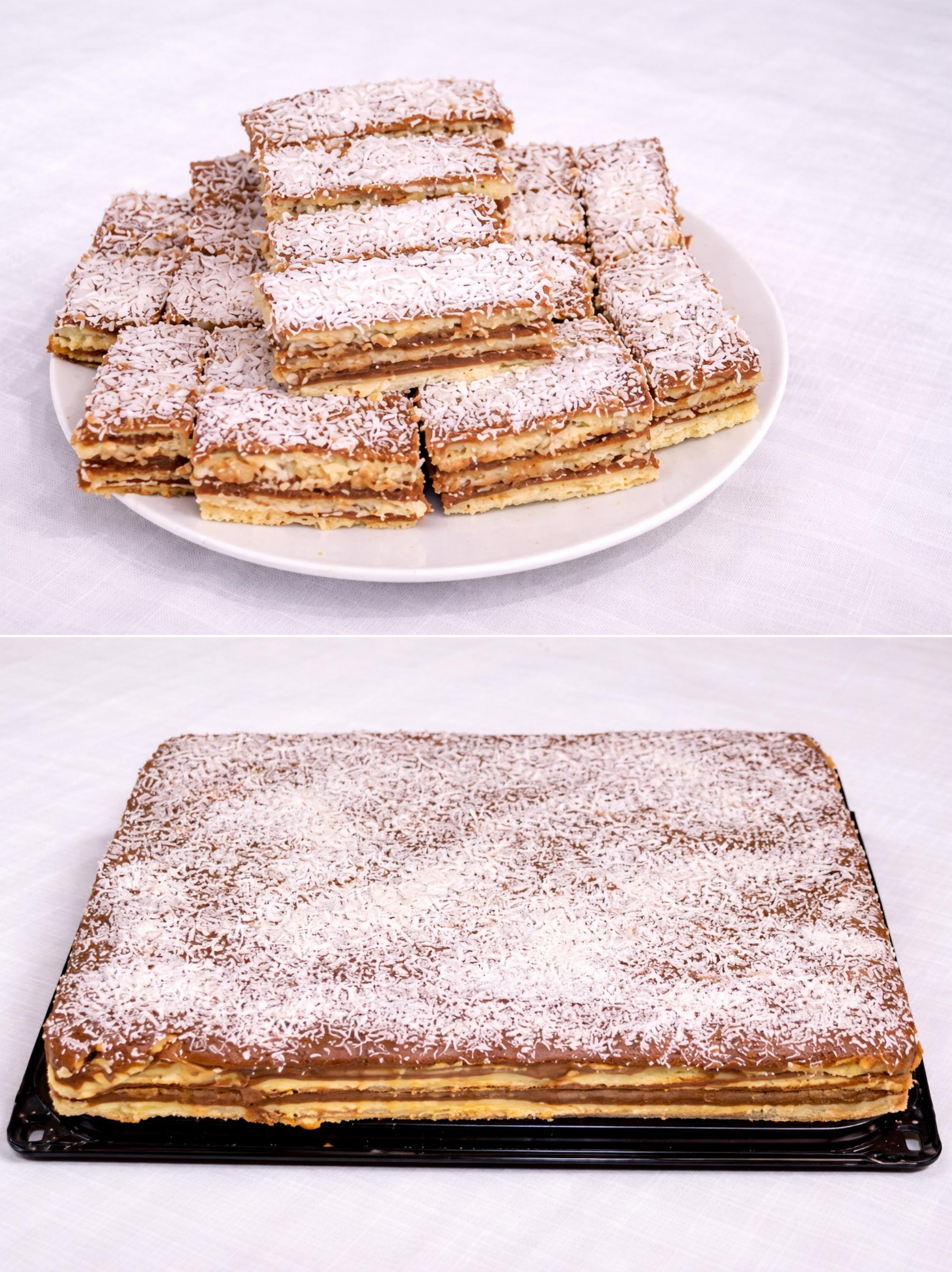 Foi cu bicarbonat de amoniu(saligar) si crema de ciocolata