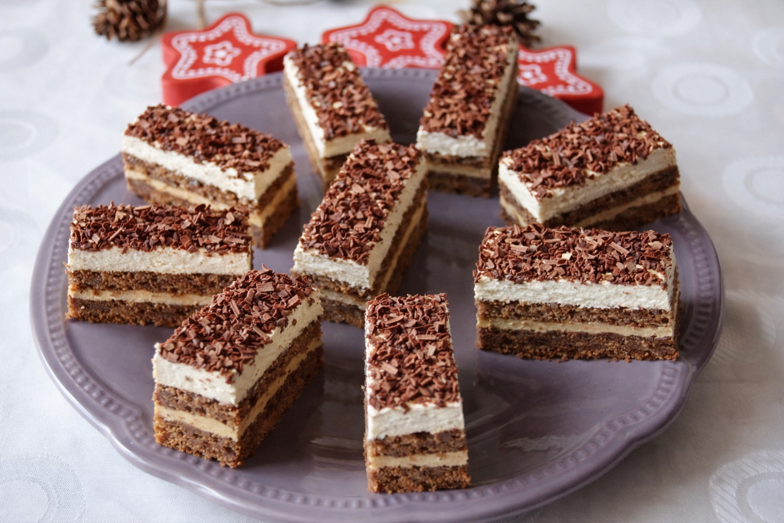 Desert prajitura cu crema de cafea