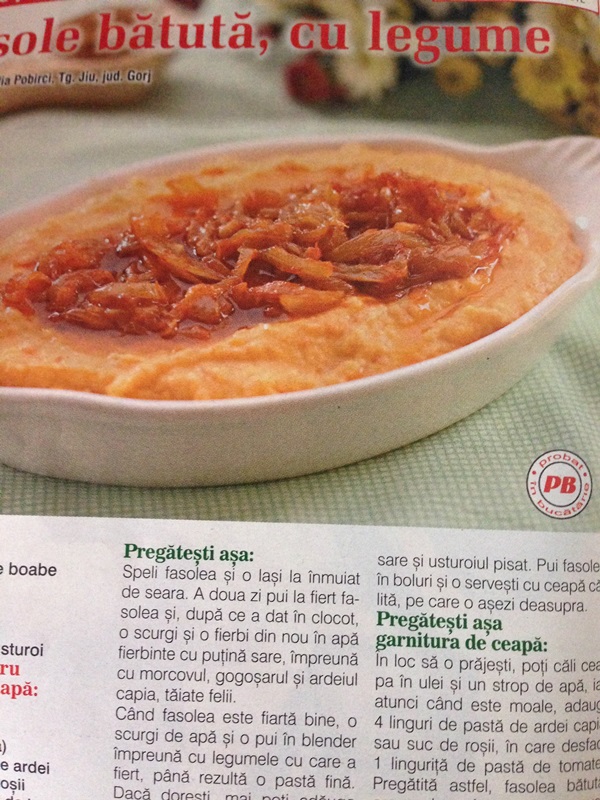 Fasole batuta cu legume