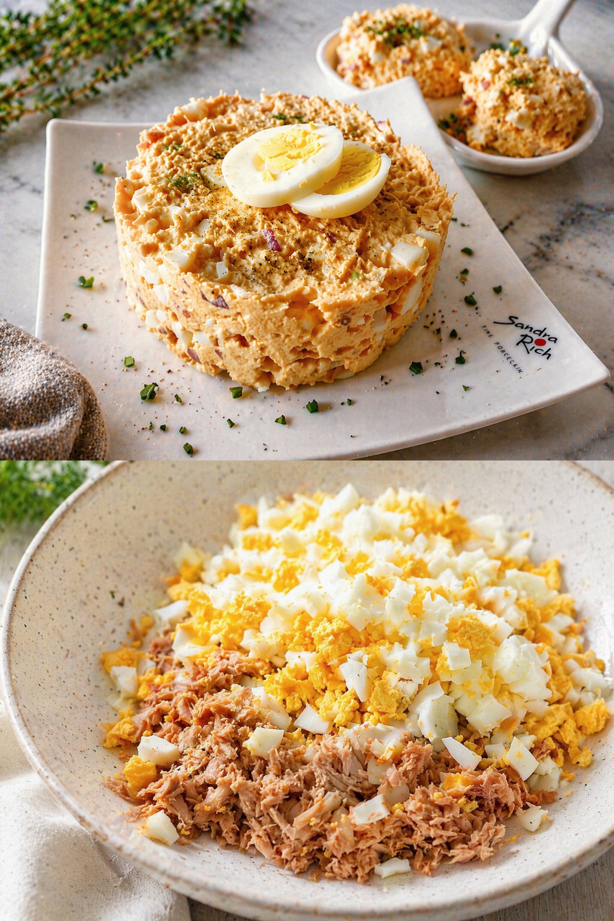 Salata de oua cu ton