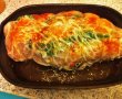Piept de curcan umplut cu legume si bardat cu portocale-1