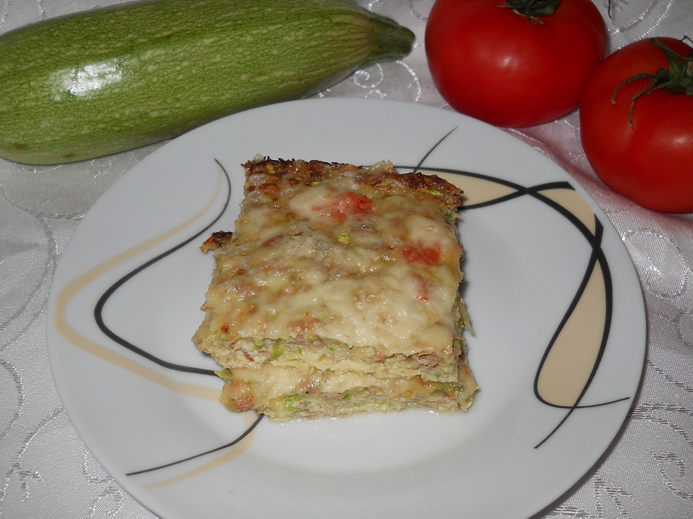 Fritatta cu ton si dovlecei