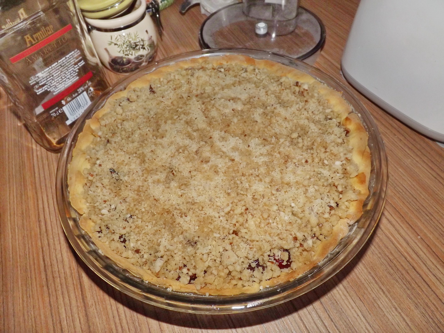 Tarta cu cirese si gutui