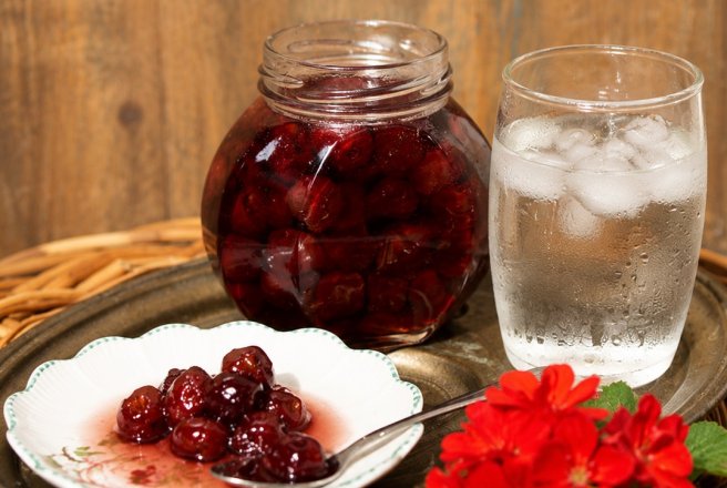 Dulceata de cirese in sirop de zahar