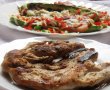 Piept de pui (pe tava) cu dovlecei copti-0