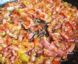 Piure de cartofi cu sos de ardei si pancetta-3