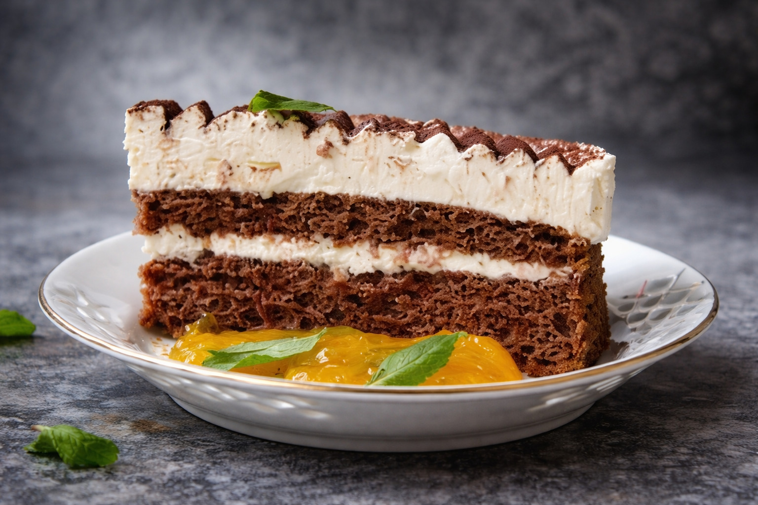 Prajitura festiva cu crema de vin