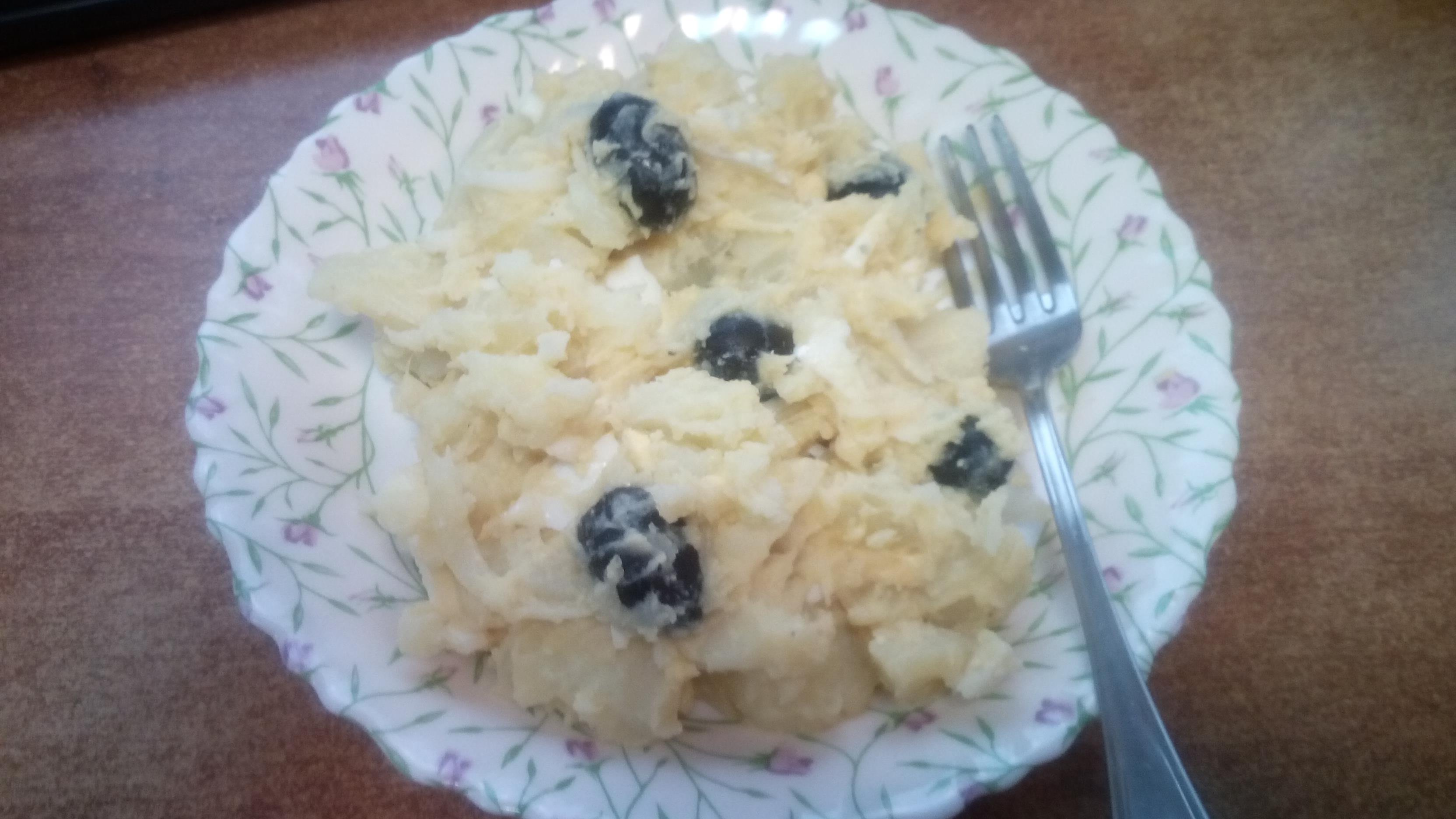 Salata orientala cu ou si masline