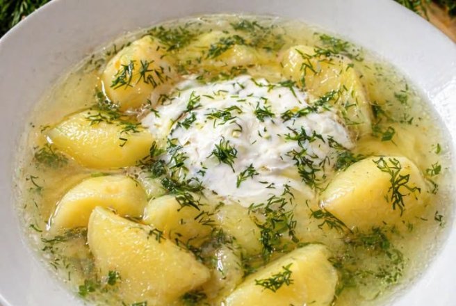 Cartofi noi cu marar