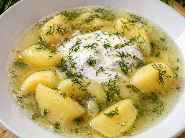 Cartofi noi cu marar