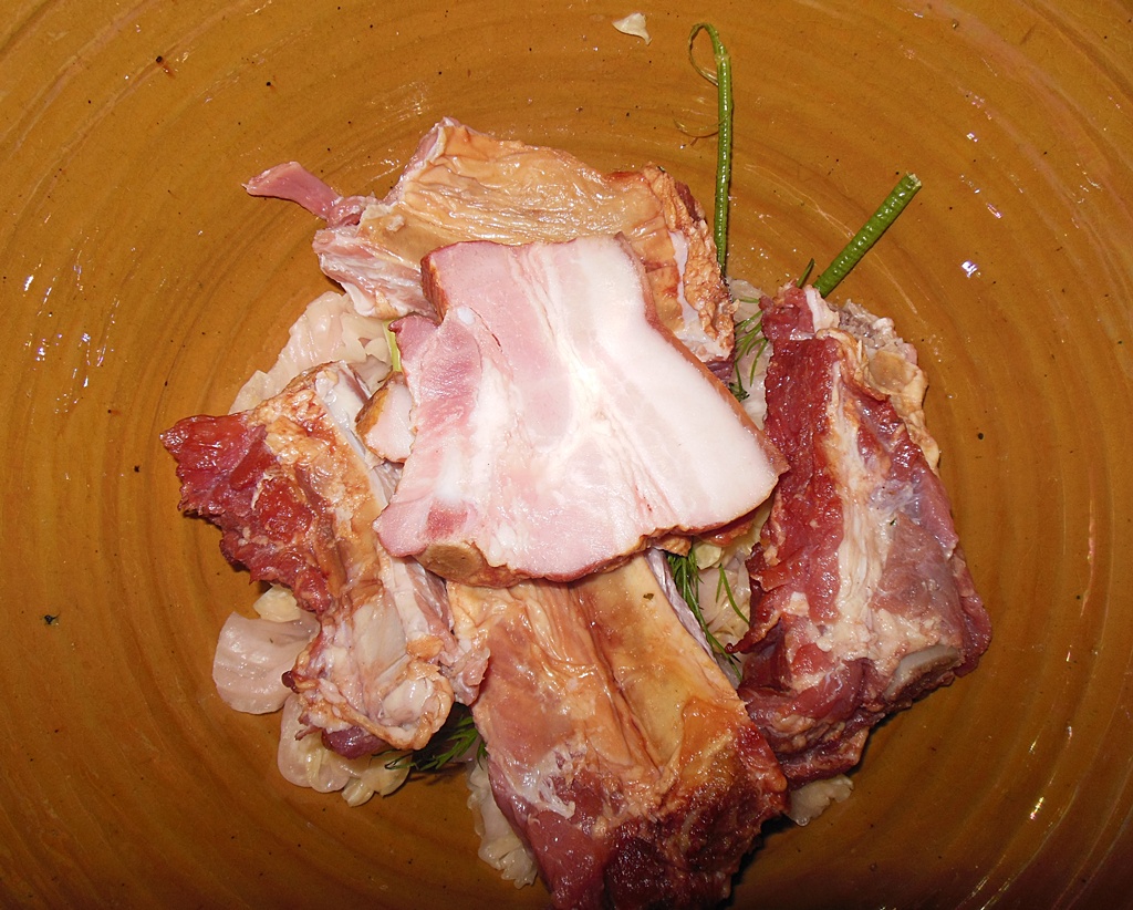 Sarmale cu carne de porc si afumatura