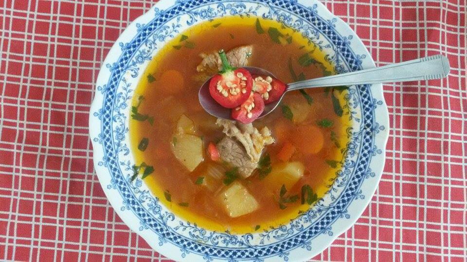 Ciorba de vitel simpla