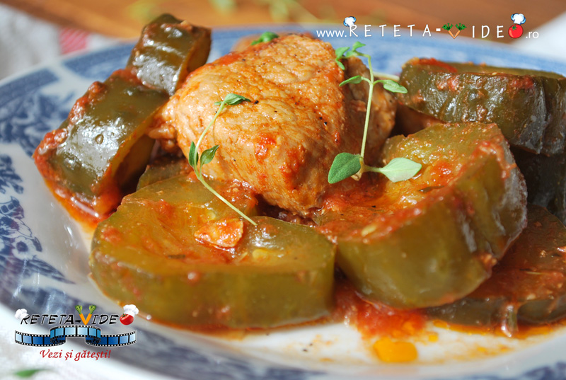 Mancare de Castraveti Murati cu Carne (Reteta Video)