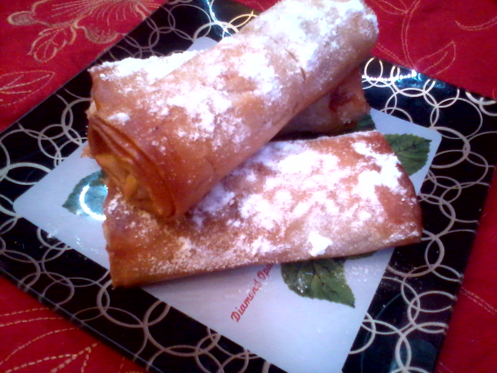 Mini strudele cu mere