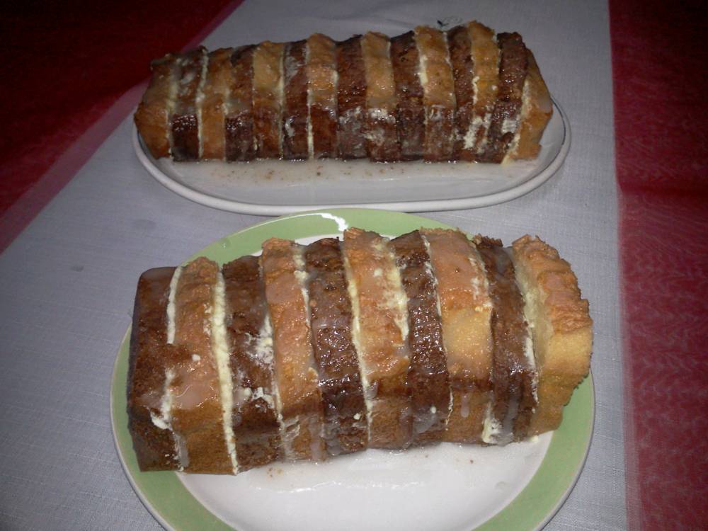 Tort la metru cu glazura de lamaie
