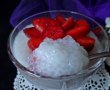 Budincă de tapioca cu căpşuni-8