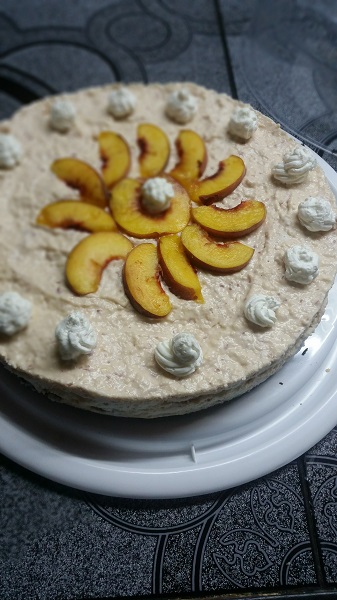 Cheesecake cu Piersici