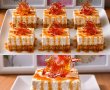 Prajitura cu mango caramelizat, crema de vanilie si frisca-12