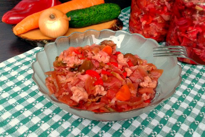 Salata taraneasca de legume pentru iarna