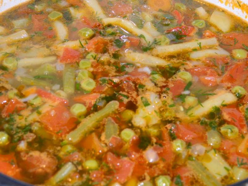 Ciorba manastireasca de legume