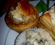Vol-au-vent cu pui și ciuperci-12